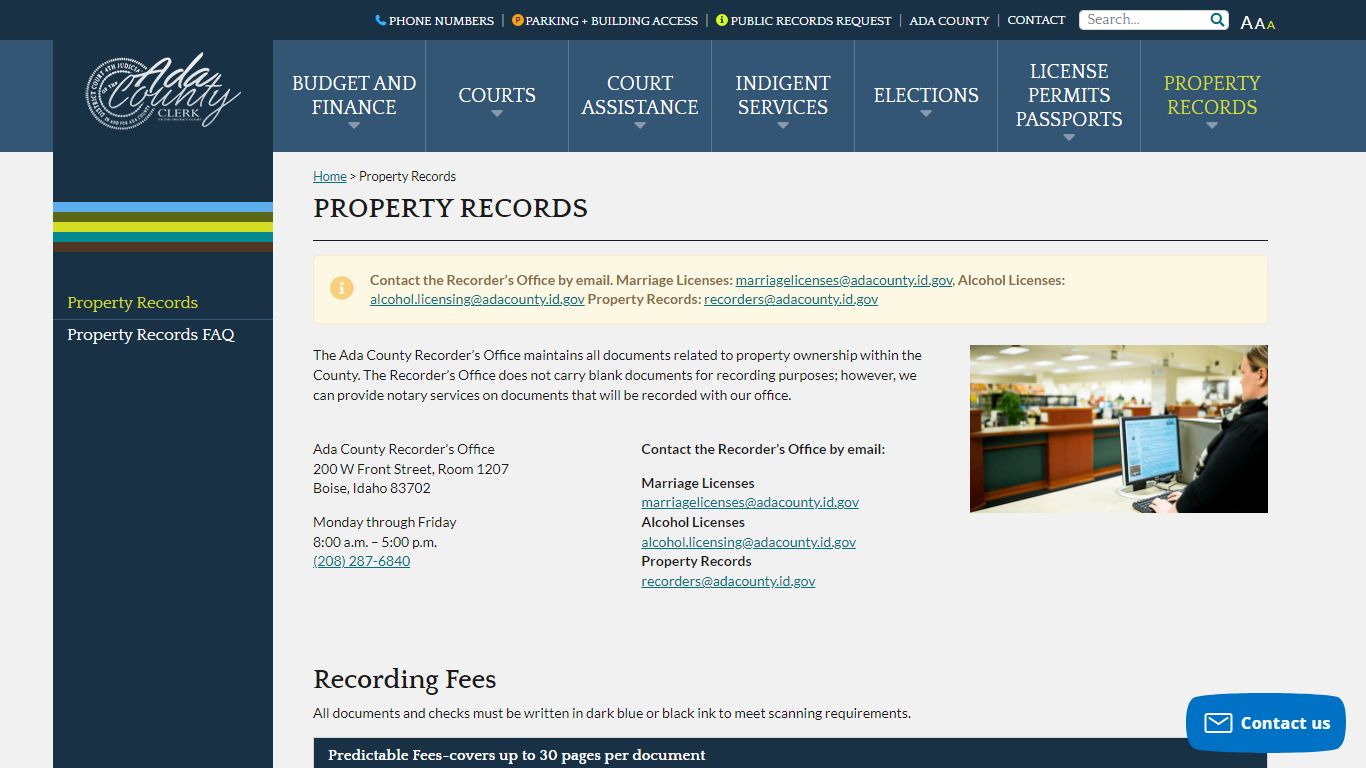 Property Records - Ada County Clerk